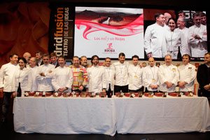 Los grandes iconos de la gastronomía española clausuran Madrid Fusión brindando con Rioja