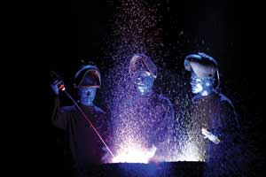 Actuación de Blue Man Group Actuación de Blue Man Group