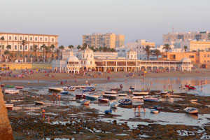 Cadiz - Castillo Santa Catalina - Playa de la Caleta Cadiz - Castillo Santa Catalina - Playa de la Caleta