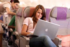 Wifi en los A380 de Emirates
