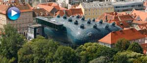 Vista del Kunsthaus desde el Schlossberg