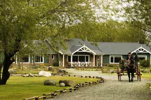 Hotel Los Sauces en la Patagonia
