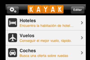 Aplicaciones para m�vil de KAYAK.ES