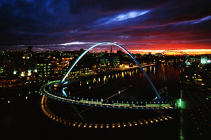 Millennium Bridge de Newcastle