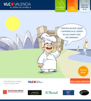 Valencia lanza una promoción en Facebook con un divertido juego sobre cómo cocinar paella
