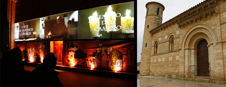 Vestigia, montaje audiovisual, y San Martín de Frómista Vestigia, montaje audiovisual, y San Martín de Frómista