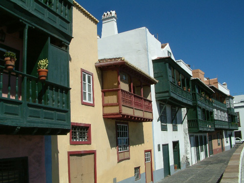 Casas típicas de la isla de La Palma