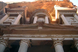 Fachada del Tesoro de Petra