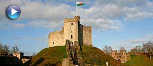 Torre normanda del castillo de Cardiff