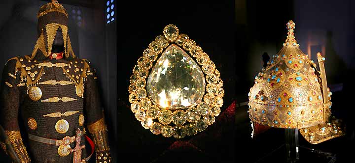 Piezas del impresionante tesoro de Topkapi