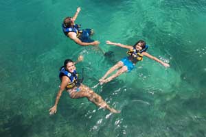Turistas en la Riviera Maya