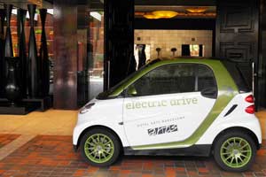 Los clientes de El Club del Hotel Arts, los primeros en conducir un Smart eléctrico en España Los clientes de El Club del Hotel Arts, los primeros en conducir un Smart eléctrico en España