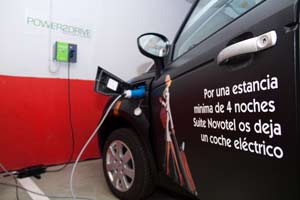 Suite Novotel de Málaga estrena puntos para vehículos eléctricos Suite Novotel de Málaga estrena puntos para vehículos eléctricos