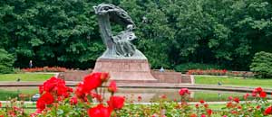 Escultura de Chopin en el Parque Lazienki