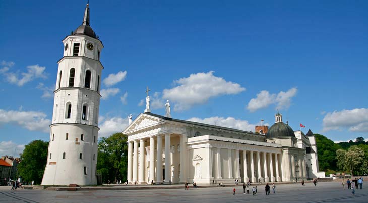 Plaza de la Catedral de Vilnius